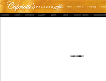 Tablet Screenshot of capriottisinc.com